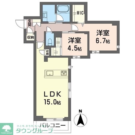 ルミチェーロの物件間取画像